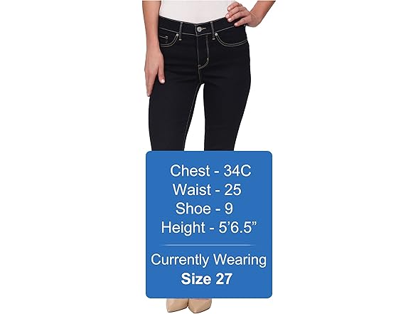 Levis Womens 311 Shaping Skinny Jeans