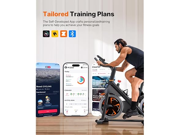 MERACH S38 Black Magnetic Exercise Bike