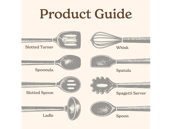8-Piece Non Stick Silicone Utensil Set