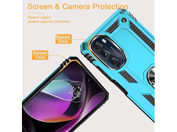 Muntinfe for Motorola Moto G 5G 2022 Case with 2