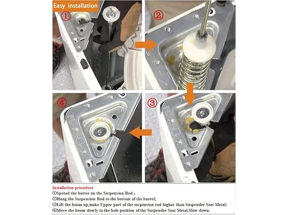 Premium Washer Damper Suspension Rods