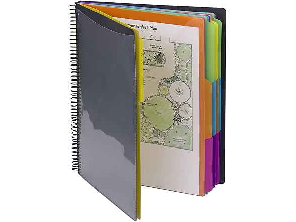 SMEAD 24 Pocket Poly Project Organizer