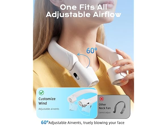ChillGo Neck Fan with Dual Motors