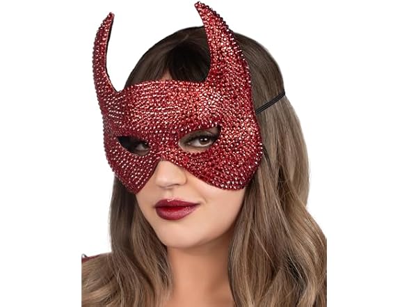 Leg Avenue Red Devil Mask