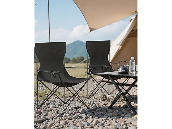 YSSOA Portable Folding Chair, 2-Pack