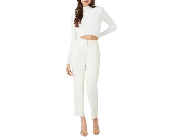 Forever 21 (L) Pleated High-Rise Pants