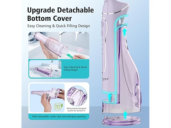 Leominor Water Dental Flosser Pick