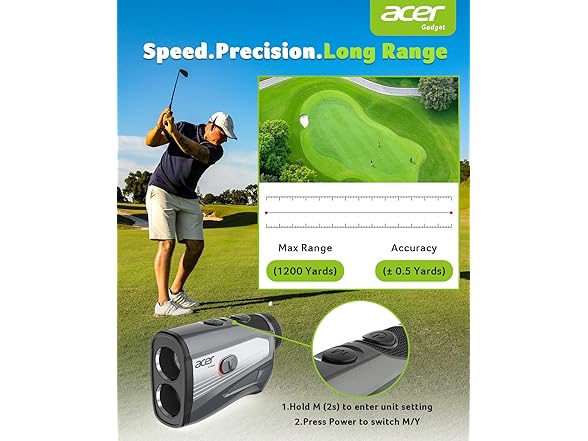 Acer Gadget 1200 Yard Golf Rangefinder