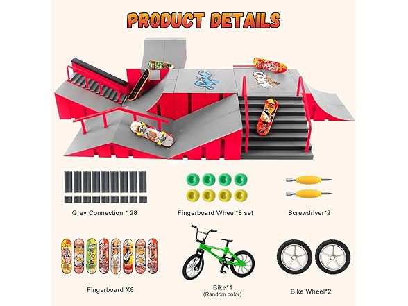 CS COSDDI Finger Skateboard Park