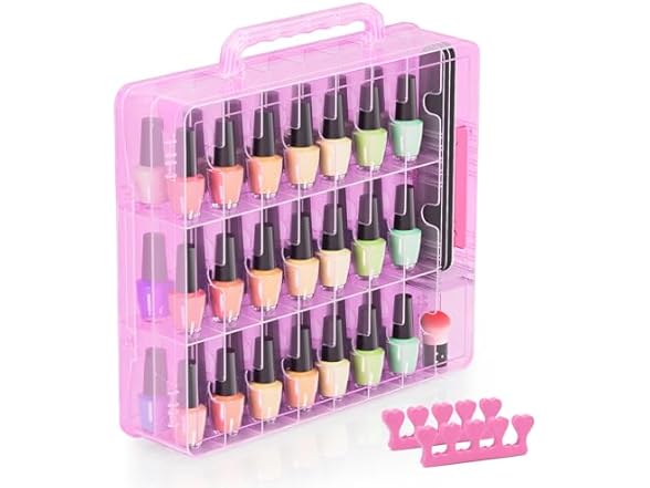 Beloving Beloving Nail Polish Organizer Case for 48 Bottles
