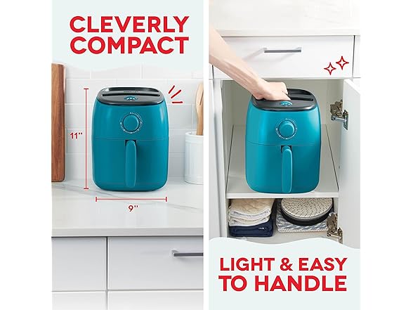 DASH Tasti-Crisp™ Air Fryer, 2.6 Qt.