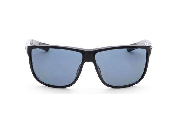 CDM Mens 61mm Black Polarized Sunglasses