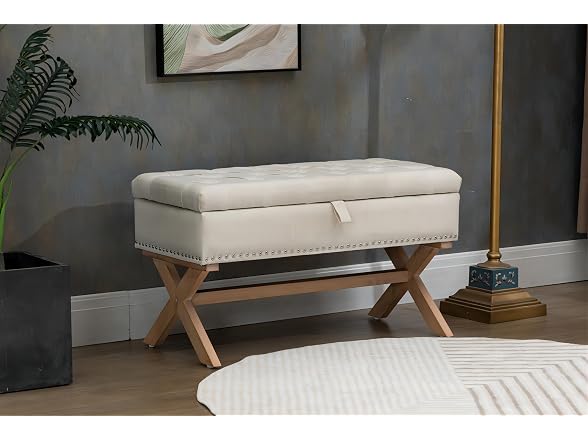 YardGo 35" Storage Bench, X-Legs