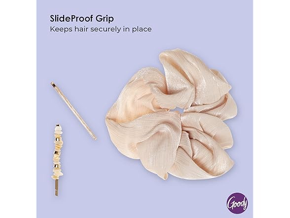 Goody XL Scrunchie and Bobby Slides Bundle