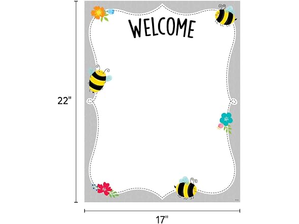 CTP Busy Bees Classroom Essentials 3-Chart Pack for Classroom