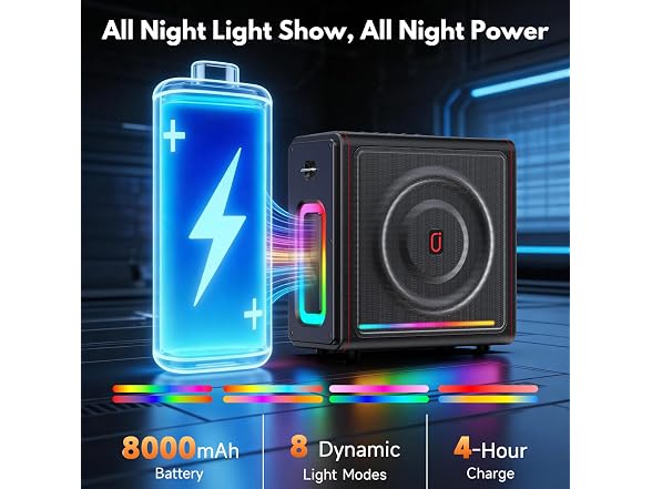 PPMIC Karaoke Machine 300W PA System - Gallery 4