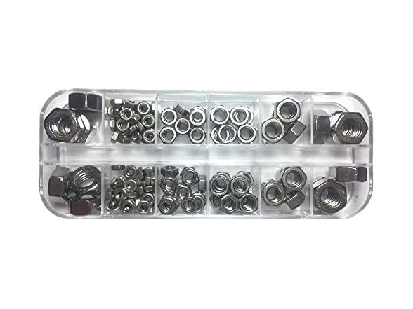 Stainless Steel Hex Nuts Assortment kit
