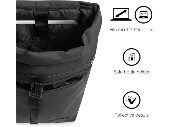 Eastpak 23L Up Roll Backpack – Roll-Top Tarp Blue