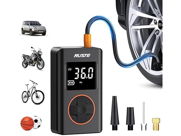 NUSTE Tire Inflator Portable Air Compressor