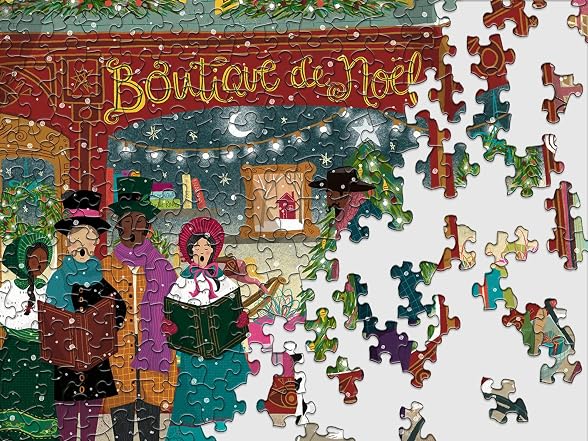 Springbok Boutique de Noel 500 Piece Jigsaw Puzzle