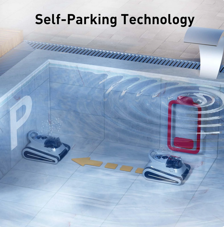 Seauto Crab Cordless Robotic Pool Cleaner Purple - Gallery 9