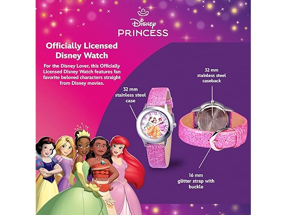 Disney Princess Tween Steel Watch