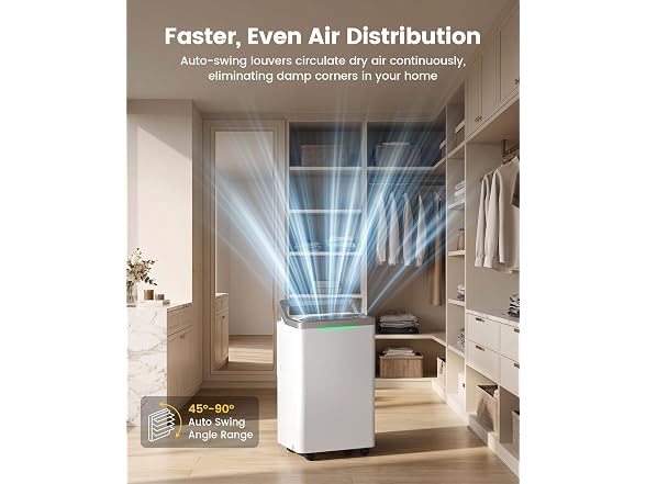HOPSEN 34 Pints Dehumidifier