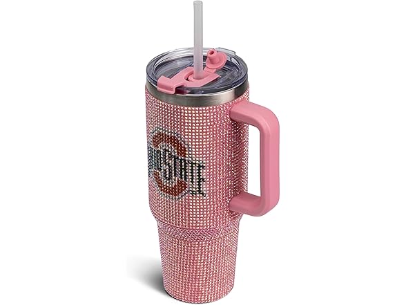 Memory Company NCAA Pink Bling Tumbler