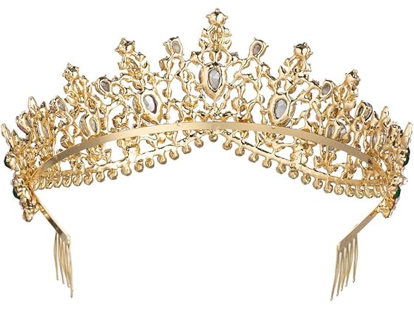 Royal Blue Crystal Tiara