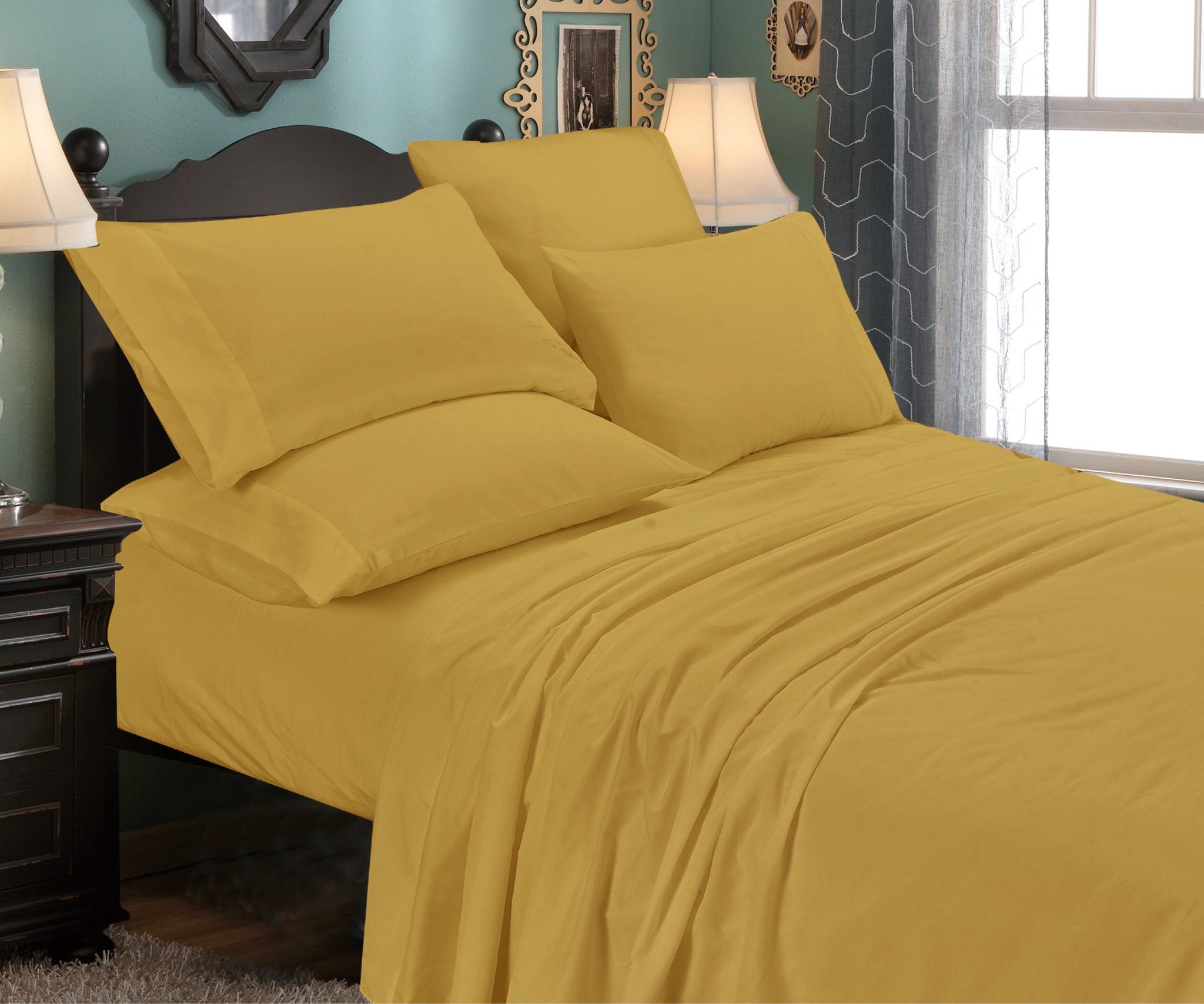 Premium Quality Super Soft Bed Sheet Set - Gallery 31
