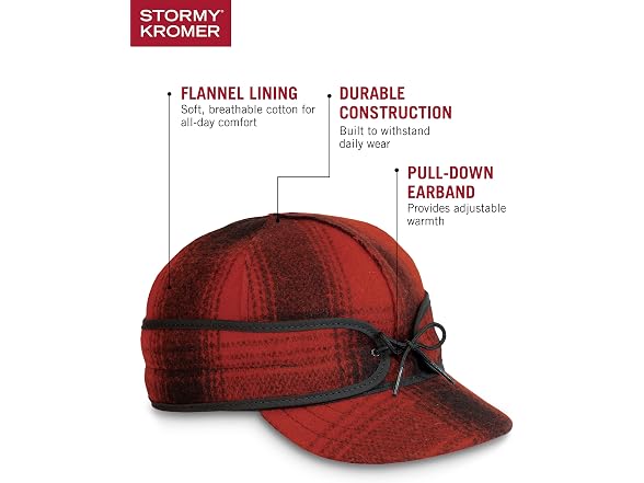 Stormy Kromer (7) Original Cap Red