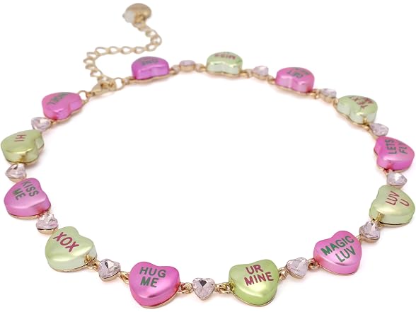 Betsey Johnson Women's Sweetheart Collar Necklace