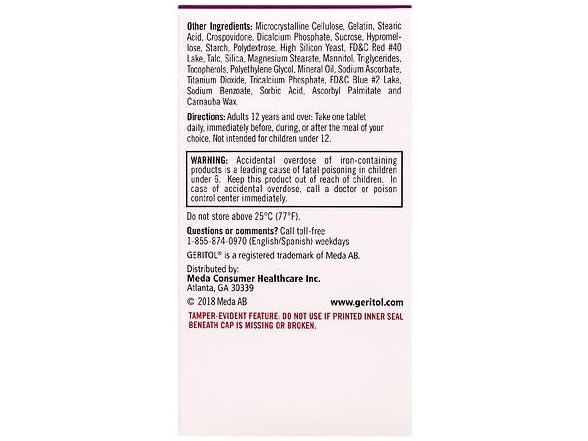 Geritol Multivitamin Nutritional Support