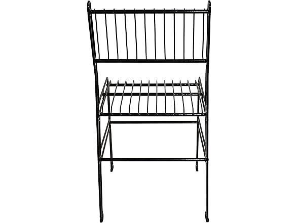 Sunnydaze Decor MTR-454 Wire Dining Chair Black