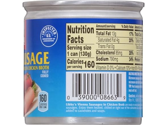 Libby's Vienna Sausage, 4.6 oz