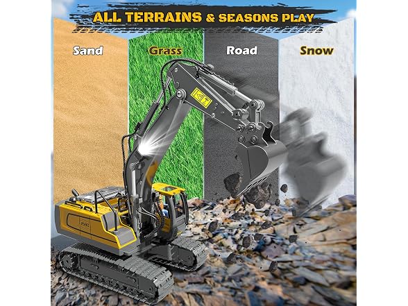 Remote Control Excavator Toy