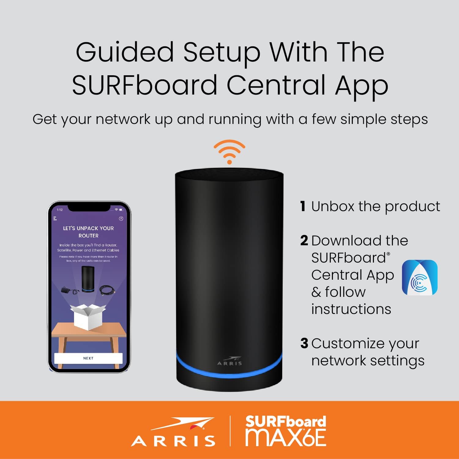 ARRIS Surfboard mAX 6E W161 Mesh Wi-Fi 6E System - Gallery 8