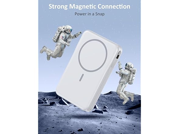 Aobbow 10000mAh Power Bank White