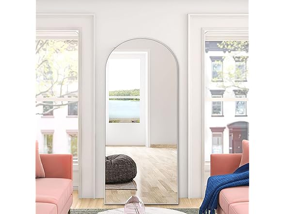 Trvone Arched Full Length Mirror, 59"x20"