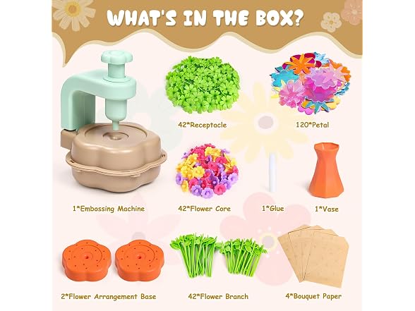 Scvcid DIY Flower Craft Kits