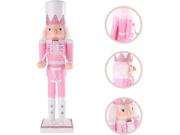 ABOOFAN Nutcracker Figurine Wooden Scottish Soldier Beat