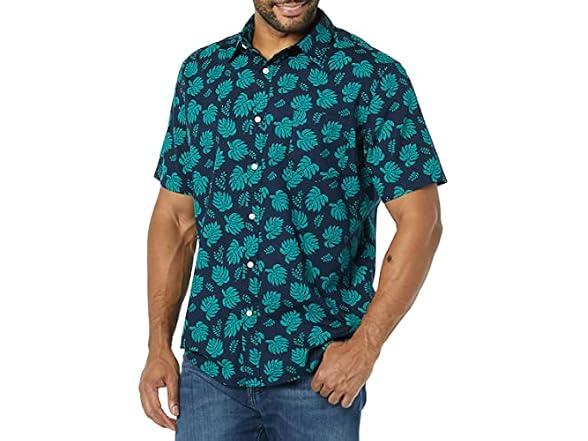 Amazon Essentials Men Short-sleeve Stretch Shirt