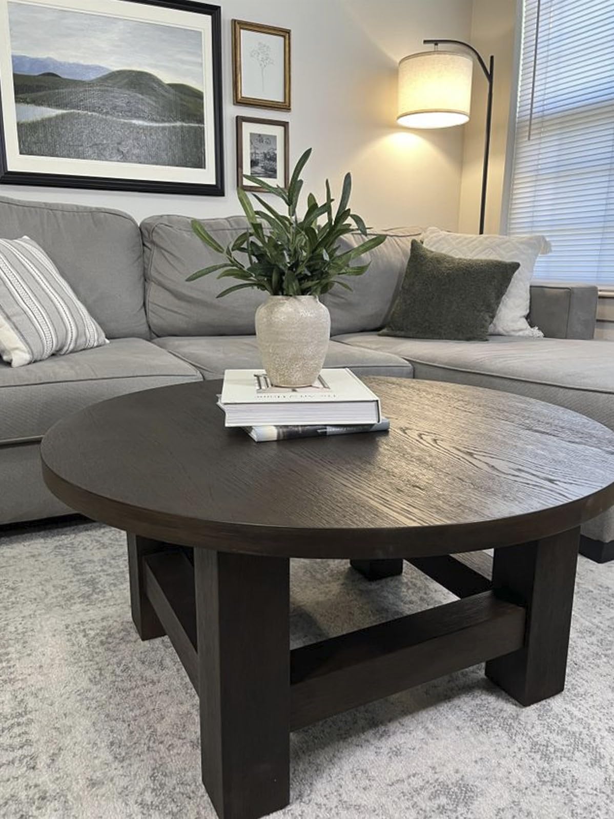 Maven Lane Round Rustic Accent Table - Gallery 16