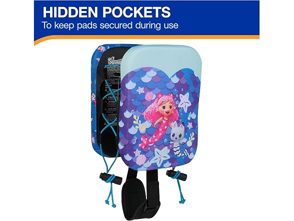 SwimWays Gabby's Dollhouse Power Swimr Outdoor Pool Swim Vest