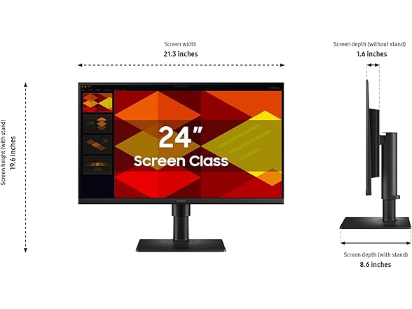 Samsung 24" FHD Monitor | LS24D402GANXGO