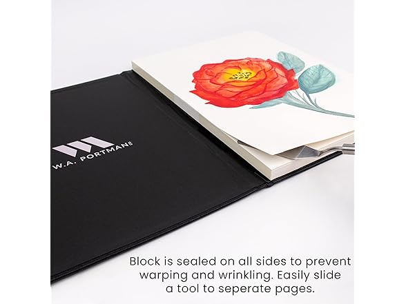 A4 Hot Press Watercolor Paper Block