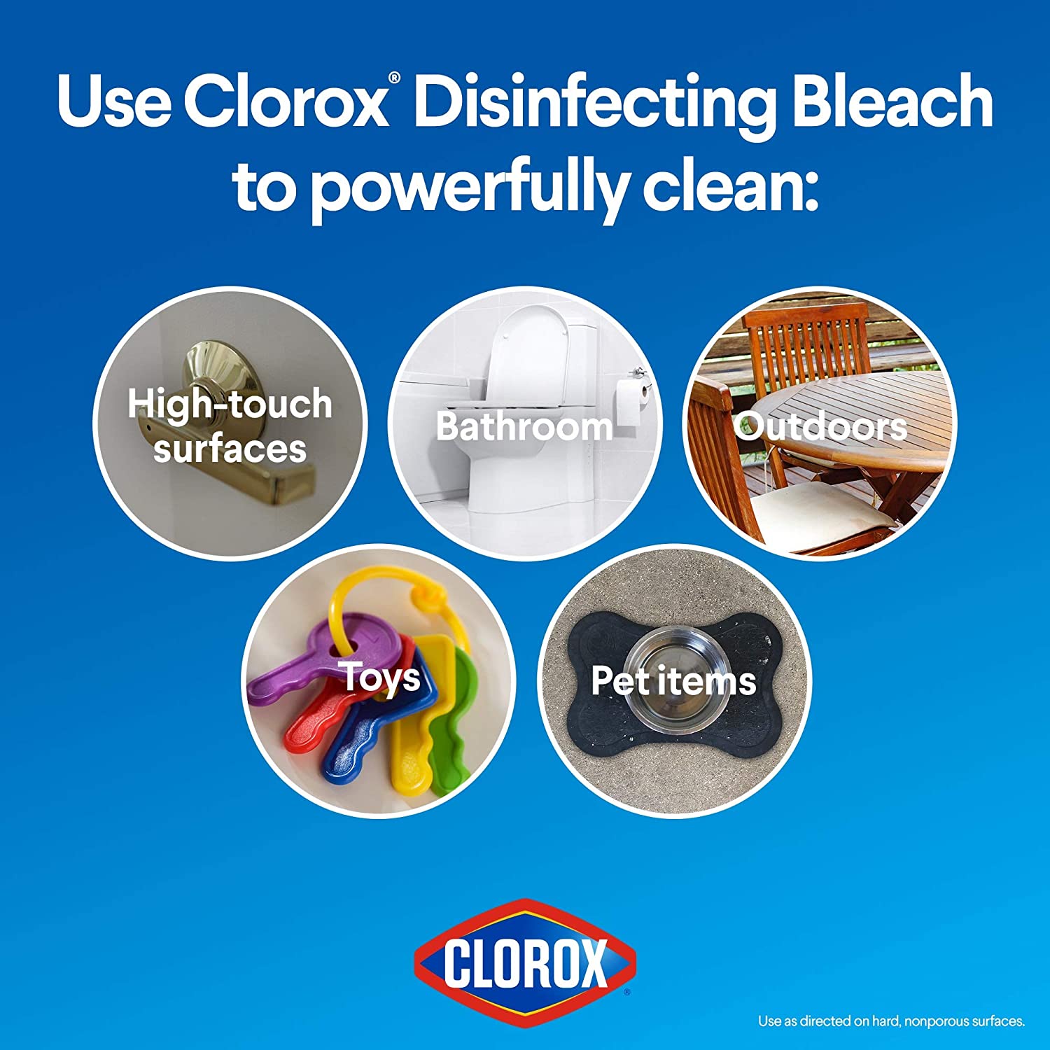 (6 or 12-Pack) Clorox Disinfecting Bleach 43ozs - Gallery 25