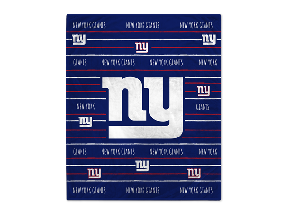 NFL Team Center Stripe Logo Throw (50 x 60)