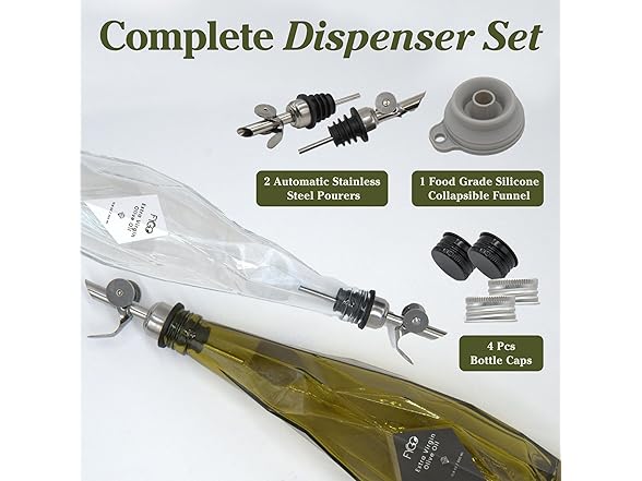 FYGO Diamond Lux Olive Oil Bottle