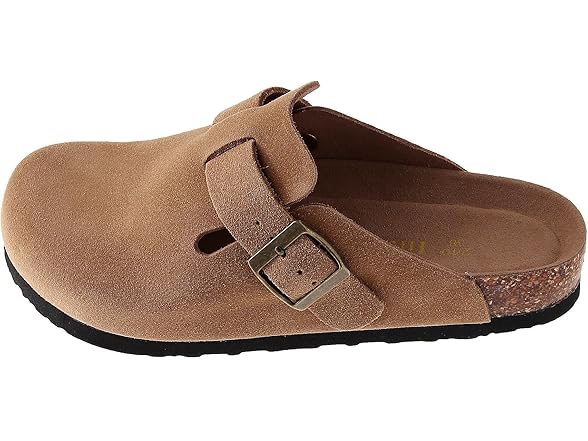 INTINEXT Men's and Women's Suede Clogs